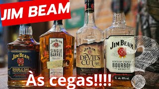 Whisky Review Jim Beam degustação às CEGAS 👀 [upl. by Karab]