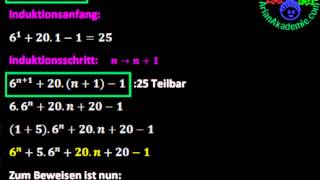 Vollständige Induktion  Video 3 Teilbarkeit [upl. by Lavena]