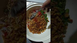 Jhal muri Recipe ll easy snacks ll 1 min recipe shortsviral [upl. by Arbe]