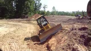 Dozer Working on a Steep Slope [upl. by Allistir]