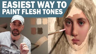 Tips and Techniques for Painting FLESH TONES in OIL PAINT [upl. by Daht]