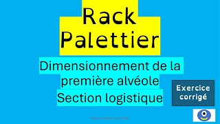 Rack dimensionnement de la première alvéole [upl. by Elleynod]