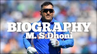 M S Dhoni धोनी  Biography Hindi [upl. by Raji]