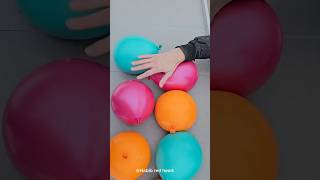 Whats Your Color Popping Water Balloons Reverse Video Asmr [upl. by Naginnarb]