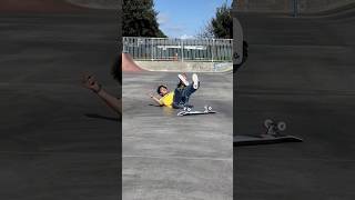 Skater Gets Knocked Out 🤕 skateboard skate skateboarding [upl. by Knutson]