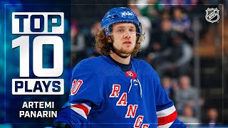 Top 10 Artemi Panarin Plays from 201920  NHL [upl. by Haseefan]