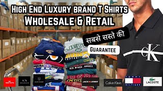 Wholesale Branded T Shirts in Delhi 2024 Price Guarantee [upl. by Adahs]