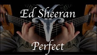 Kelly Valleau  Perfect Ed Sheeran   Fingerstyle Guitar [upl. by Aspa]