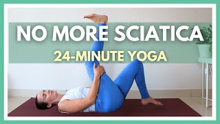 Yoga for Sciatica Relief ✨ Stop Low Back Pain [upl. by Camus]