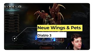 Diablo 3 Neue Wings und Pets von der Blizzconline amp Diablo 2 [upl. by Pincus]