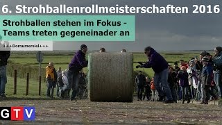 STROHBALLENROLLMEISTERSCHAFTEN IN DORNUMERSIEL 2016 [upl. by Liahus]