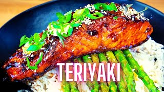 REZEPT Teriyaki Lachs  Gebratener Lachs mit der besten Teriyaki Sauce  by Bernd Zehner [upl. by Boaten]