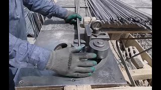 How to make a steel stirrups rebar shortvideo [upl. by Childs]