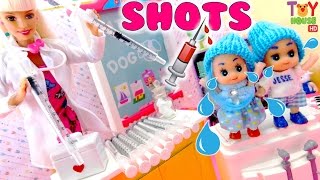 Baby Shoppies Get Vaccine Shots 💉💉 Ep 4 [upl. by Nonnahsal67]