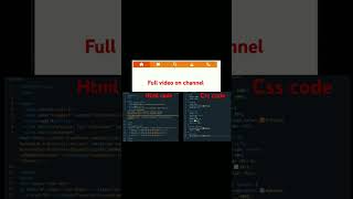 Horizontal icon bar htmltutorial csscoding webdevelopment [upl. by Mallen226]