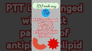 PTT in APS icu haematology cardiology [upl. by Maroney]