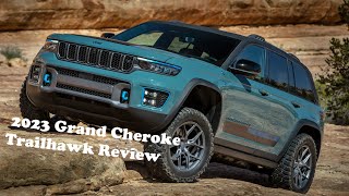 2023 Jeep Grand Cherokee Trailhawk Review  ultimate offroading  QuadraDrive II 4x4 system [upl. by Basset]