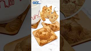 AI 3D Designs for Custom LaserEngraved Pet Accessories gccworld pets animals laserengraving [upl. by Pontone]