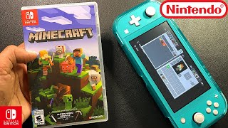 Minecraft  Unboxing and Gameplay  Nintendo Switch Lite  Black Friday Deal [upl. by My]