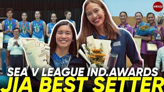 Jia BACK TO BACK Best Setter sa International Thea Gagate 1st Intl AWARD Pornpun TINALO pa [upl. by Enomys]