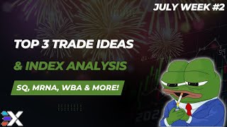 OPTIONS Trading Ideas  July Week 2  Xtrades [upl. by Philander]