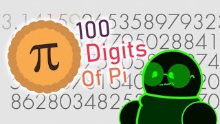 Stanvers 100 Digits of Pi π Remake [upl. by Ploss700]