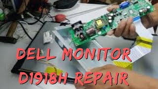 How to solve LCD Monitor dell D1918H no power in [upl. by Lukin]