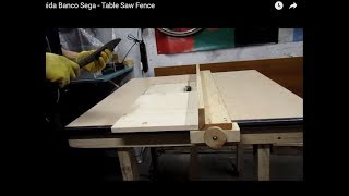 FAI DA TE Guida Parallela Banco Sega  Table Saw Fence [upl. by Dammahom]