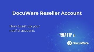 Get Started with natifai  DocuWare Reseller Account  EN [upl. by Thorley99]