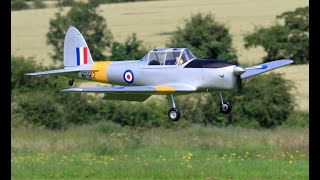 De HAVILAND CHIPMUNK DHC1 RC  OS 30cc FOURSTROKE PETROL  DAVE AT BUCKMINSTER WARBIRDS  2021 [upl. by Ocsirf91]