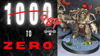 Aquilon Terminators  1000 to ZERO unpainted minis 984 [upl. by Alene404]