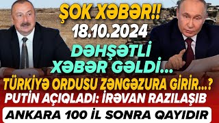 TƏCİLİ Əsas xəbərlər 18102024 Xəbər Bələdcisi xeberler son xeberler bugun 2024 [upl. by Gagne]