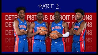 NBA 2K20 Mobile CFID：Detroit Pistons Part 2 [upl. by Yelrehs]