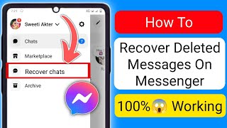 How To Recover Deleted Messages On Messenger New Update  Recover Deleted Facebook Messages2024 [upl. by Chase]