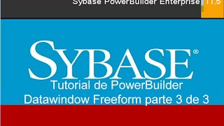 Tutorial de PowerBuilder Usando datawindow freeform 3 de 3 [upl. by Cord]