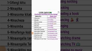 🔥Learn English to Swahili ✅️swahili music lyrics love newsong english viralshort viralvideo [upl. by Ramso]