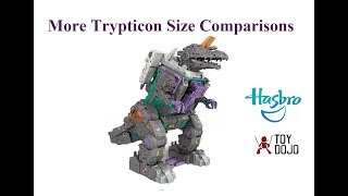 More Titans Return Trypticon Size Comparisons [upl. by Brunk151]