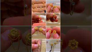 ২৫০০ টাকা থেকে কানের দুলের রহস্যময় ডিজাইন gold earrings jewellery kaner [upl. by Ahsirk]