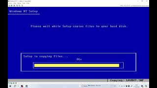 How to install Windows NT 31 in 86Box [upl. by Bergen]