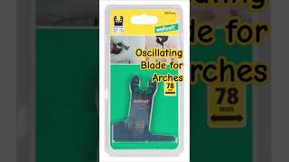 Oscillating blade for cutting arcsWOLFCRAFT PRO HCS🪚Demo with Dewalt DSC353 multitool [upl. by Ahsel]