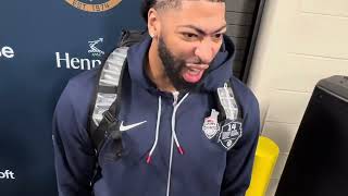 Anthony Davis Team USA Postgame [upl. by Rajiv318]