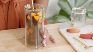 Peach Thai Iced Tea Recipe [upl. by Eidda]