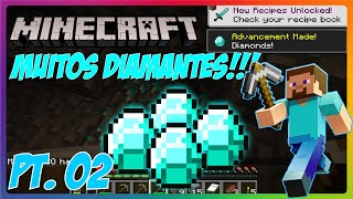 MINE TA PAGANDO FIQUEI RICO  Minecraft  A Saga EP 02 [upl. by Asserak]