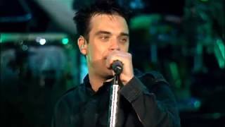 Robbie Williams  Feel  Live at Knebworth [upl. by Adigirb]