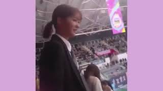 Apink Bomi MC At ISAC 2018 [upl. by Nahtanoj]