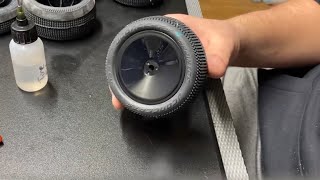 How I Do It  Gluing 110th Scale RC Tires JConcepts Sprinters [upl. by Pacian]