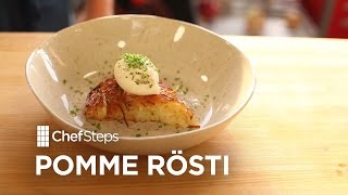 Recipe • Pomme Rosti • ChefSteps [upl. by Annoynek]