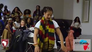 Harvard African Student Redeit performing an Ethiopian Traditional Dance [upl. by Lisbeth]