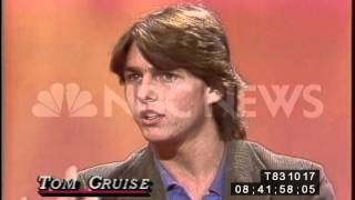 1983 Tom Cruise reveals how he disciplines himself for a role  wwwNBCUniversalArchivescom [upl. by Wallas547]