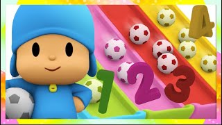 🔢 Lets Count Slides  Numbers 🛝  Pocoyo in English  Official Channel  Cartoons for Kids [upl. by Llehcal176]